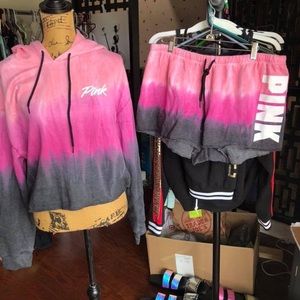 Victoria’s Secret PINK Hoodie and Short Set